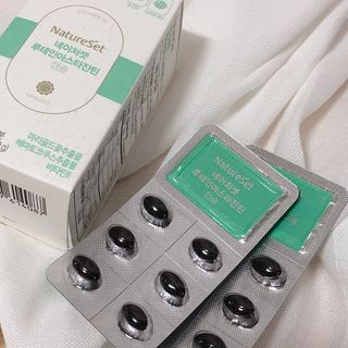 네이처셋 루테인 아스타잔틴 캡슐 1개월분 — 5점을 준 리뷰어가 2021년 7월 올린 사용 사진