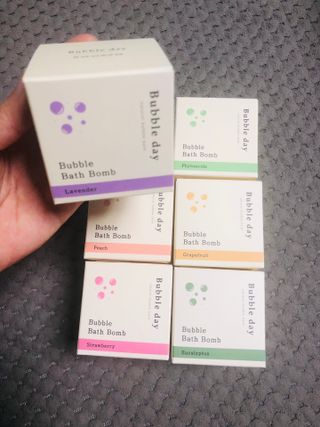 버블데이 배쓰밤 거품입욕제 버블바 6종 — 5점을 준 리뷰어가 2021년 8월 올린 사용 사진