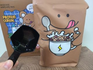 바디랩 체중조절용 프로틴시리얼 그래잇 — 5점을 준 리뷰어가 2022년 4월 올린 사용 사진