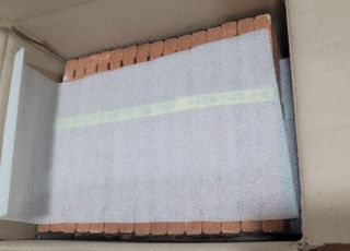 [신흥산업] 붙이는 벽돌 황토 파벽돌 230mm 45장,  욕실 인테리어 실내장식 셀프인테리어 — 5점을 준 리뷰어가 2023년 6월 올린 사용 사진