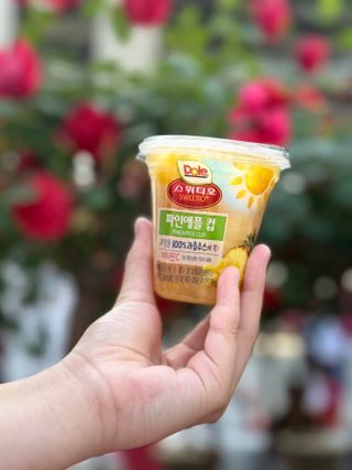 돌 MF[Dole] 파인애플컵/망고컵/복숭아컵 198g 6입X1박스 (맛 1가지 랜덤 발송) — 5점을 준 리뷰어가 2024년 5월 올린 사용 사진