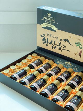 서울약사신협_프리미엄황삼골드_3.75g x 12환+75mgx12병 — 5점을 준 리뷰어가 2021년 2월 올린 사용 사진