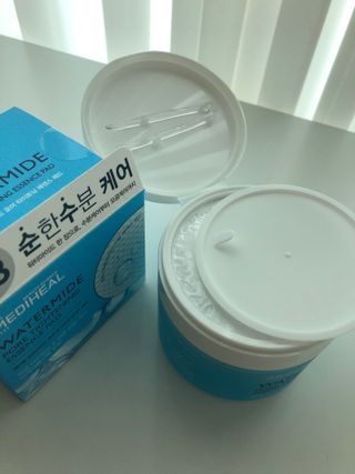 메디힐 워터마이드 포어 타이트닝 에센스 패드 — 5점을 준 리뷰어가 2021년 8월 올린 사용 사진