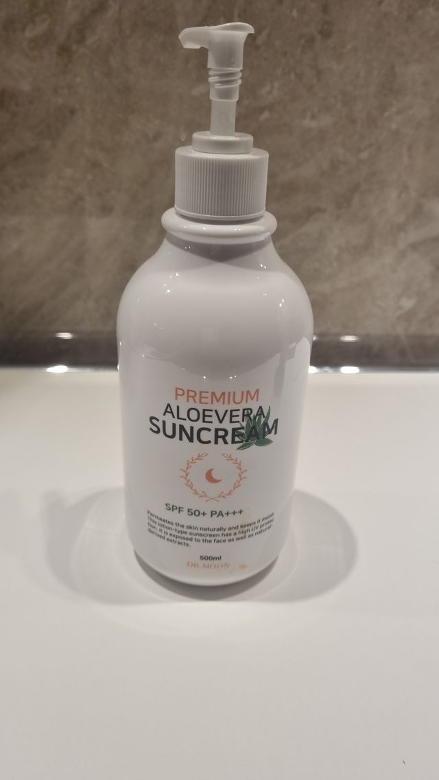 [닥터문] 프리미엄 알로에베라 선크림 500ml 리뷰 사진