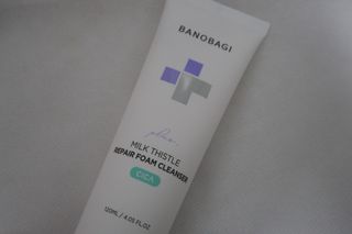 바노바기 코스메틱 바노바기 밀크씨슬 리페어 시카 폼 클렌저 플러스 120ml + 선스크린 플러스 50ml — 5점을 준 리뷰어가 2023년 7월 올린 사용 사진