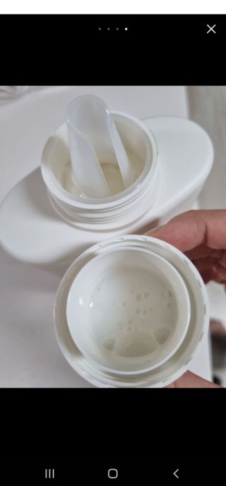 쿠잉베이비 에어워시 세탁세제,섬유유연제 1L — 4점을 준 리뷰어가 2023년 1월 올린 사용 사진