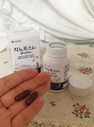 프리마인 홍삼의 강력한 에너지, 이제는 흡수율을 높인 최첨단 캡슐로 간편하게 초고속 충전하세요. — 5점을 준 리뷰어가 2022년 3월 올린 사용 사진