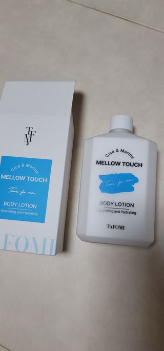 타포미 멜로우 터치 바디로션 500ml — 5점을 준 리뷰어가 2023년 1월 올린 사용 사진