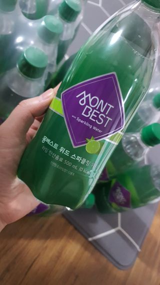 몽베스트 Montbest with Sparkling water Lime20병 — 5점을 준 리뷰어가 2022년 7월 올린 사용 사진