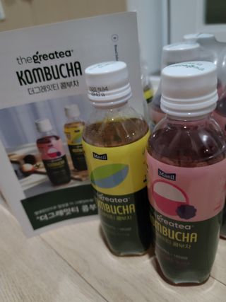 더그레잇티 콤부차 300ml *12개입 (오리지널 6개+베리리치 6개) — 5점을 준 리뷰어가 2022년 7월 올린 사용 사진