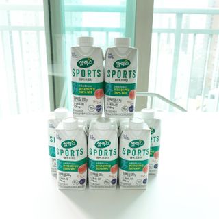 셀렉스스포츠 셀렉스 스포츠 웨이 프로틴 복숭아_ 330ml x 12팩 — 5점을 준 리뷰어가 2021년 4월 올린 사용 사진