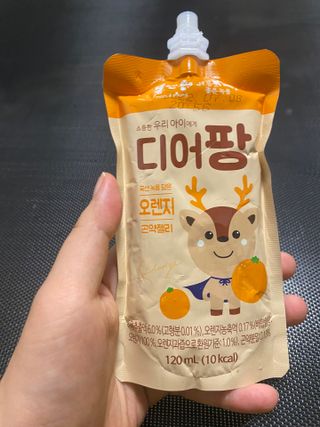 [몸엔용] 우리 아이 건강간식, 달콤한 녹용곤약젤리 디어팡 4종 — 5점을 준 리뷰어가 2021년 9월 올린 사용 사진