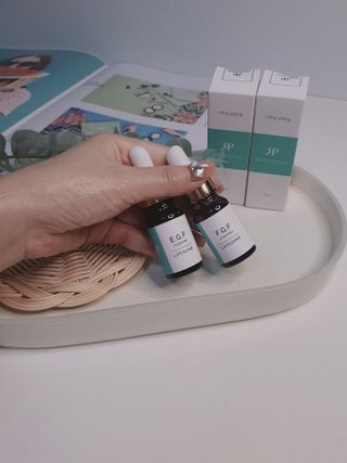 랑팡 EGF+FGF 10ppm 리포좀 앰플 원액 10ml — 5점을 준 리뷰어가 2021년 10월 올린 사용 사진