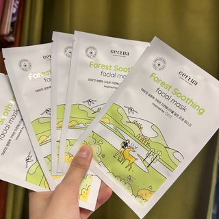 세뚜아(Cettua) [세뚜아] 포레스트 수딩 마스크 Cettual Forest  Soothing Mask 5매 — 5점을 준 리뷰어가 2024년 4월 올린 사용 사진
