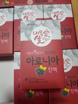 서울약사신협_내몸애생발란스아로니아_70ml x 30포 — 5점을 준 리뷰어가 2021년 6월 올린 사용 사진
