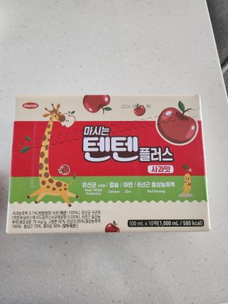 나우캠페인용 [한미사이언스] 우리 아이 튼튼, 엄마 마음 든든! 마시는텐텐 플러스 (100ml*10입) — 5점을 준 리뷰어가 2023년 12월 올린 사용 사진