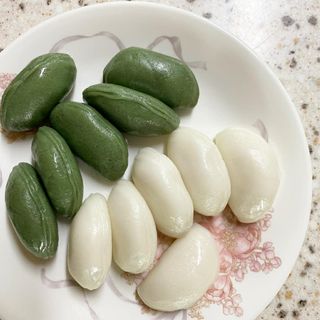 종로복떡방 레트로 3총사 바람떡 세트 — 5점을 준 리뷰어가 2021년 4월 올린 사용 사진