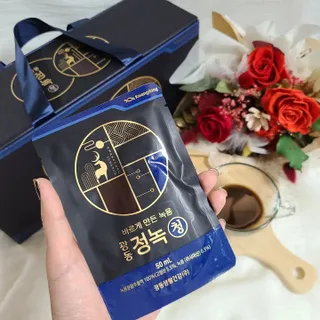 광동생활건강 [광동] 바르게 만든 녹용, 광동정녹청 — 5점을 준 리뷰어가 2021년 11월 올린 사용 사진