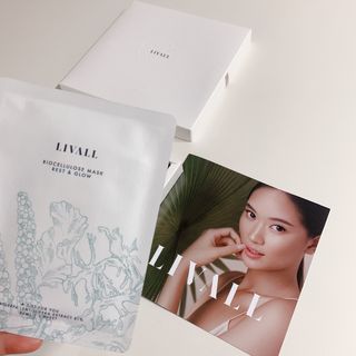 리브얼 | LIVALL 바이오셀룰로오스 마스크 레스트 앤 글로우 33ml  x 3개입 — 4점을 준 리뷰어가 2022년 6월 올린 사용 사진