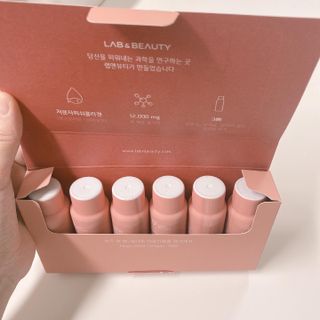 랩앤뷰티 메가 벨벳 콜라겐 12000 — 5점을 준 리뷰어가 2021년 5월 올린 사용 사진