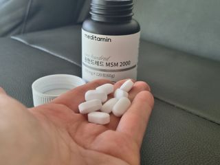 메디타민 원헌드레드 MSM 2000 — 4.5점을 준 리뷰어가 2021년 4월 올린 사용 사진
