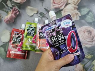 ORIHIRO 오리히로 곤약젤리 제로칼로리 130g 4종 4팩(맛별로 1팩씩) — 5점을 준 리뷰어가 2023년 1월 올린 사용 사진