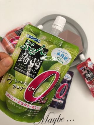 ORIHIRO 오리히로 곤약젤리 제로칼로리 130g 4종 4팩(맛별로 1팩씩) — 5점을 준 리뷰어가 2023년 1월 올린 사용 사진