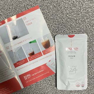 클린24시간 1BOX(5포) + 전용보틀(500ml) — 5점을 준 리뷰어가 2022년 7월 올린 사용 사진