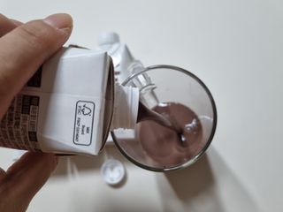 이너프 뮐크 초콜릿맛 — 5점을 준 리뷰어가 2022년 12월 올린 사용 사진