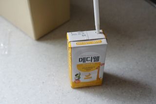 메디웰 페디아드링크 미니 바나나맛 — 5점을 준 리뷰어가 2022년 9월 올린 사용 사진