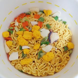 NISSIN 닛신 컵누들  4종 - 씨푸드오리지날, 씨푸드 스파이시, 씨푸드 커리, 씨푸드 XO소스 — 4점을 준 리뷰어가 2022년 11월 올린 사용 사진