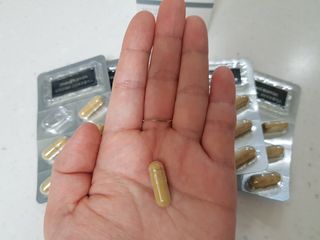 메디타민 원헌드레드 그린프로폴리스 — 4점을 준 리뷰어가 2022년 1월 올린 사용 사진