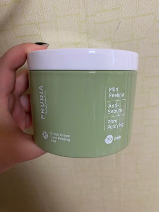 [후르디아] 약산성  모공 필링 패드(70매) — 4점을 준 리뷰어가 2021년 5월 올린 사용 사진