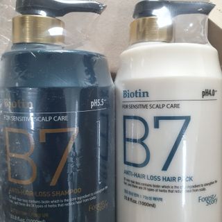 [포레스트스토리] B7 안티 헤어로스 샴푸1,000ml + 헤어팩 1,000ml — 5점을 준 리뷰어가 2021년 3월 올린 사용 사진