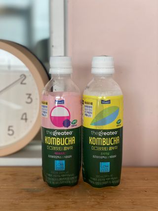 더그레잇티 콤부차 [매일유업] 더그레잇티 44kcal 콤부차 300ml *12개입 (오리지널 6개+베리리치 6개) — 5점을 준 리뷰어가 2023년 7월 올린 사용 사진