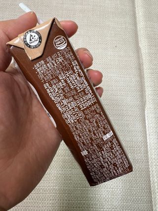 [구매평]덴마크 소화가 잘되는 우유로 만든 초코, 190ml, 24개 — 5점을 준 리뷰어가 2025년 2월 올린 사용 사진