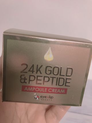 아이앤립 / EYENLIP 아이앤립 24K 골드 N 펩타이드 앰플 크림 — 5점을 준 리뷰어가 2021년 4월 올린 사용 사진