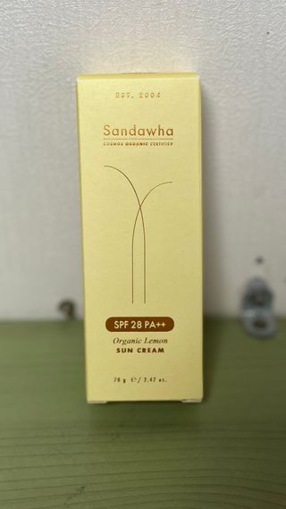 스킨큐어 산다화 유기농 레몬썬크림 — 4점을 준 리뷰어가 2023년 6월 올린 사용 사진