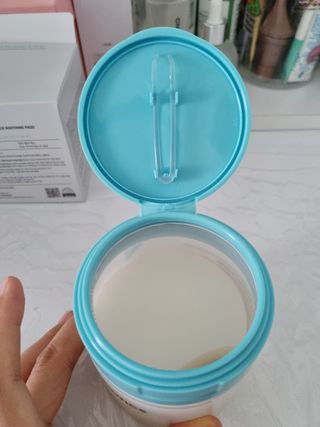 리더스코스메틱 리더스 카밍 바이오틱스 퀵 수딩 패드 — 5점을 준 리뷰어가 2022년 8월 올린 사용 사진