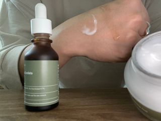 마리엔메이 센서티브 수딩 젤 크림 + 어성초 티트리 추출물 세럼 + 어성초 티트리 모공 클렌징 폼 — 5점을 준 리뷰어가 2021년 9월 올린 사용 사진