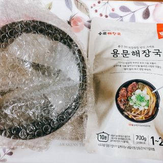 요리반상회 용문해장국 2팩 + 뚝배기 1개 — 5점을 준 리뷰어가 2021년 3월 올린 사용 사진