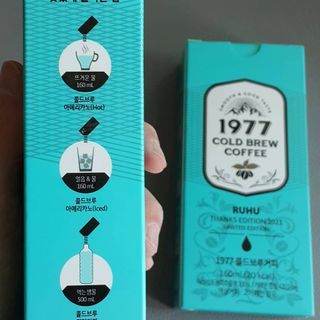 여우두마리 1977 콜드브루 스틱 더치커피 루후 커피팩토리 — 5점을 준 리뷰어가 2021년 2월 올린 사용 사진