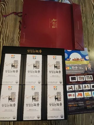 [몸엔용] 과일을 넣어 국산녹용을 맛있게 60ml x 30포 — 5점을 준 리뷰어가 2021년 6월 올린 사용 사진
