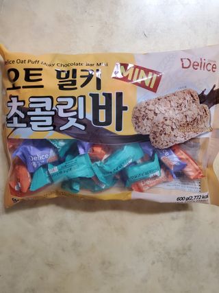 델리스 오트 밀키 초콜릿 바 — 5점을 준 리뷰어가 2023년 1월 올린 사용 사진