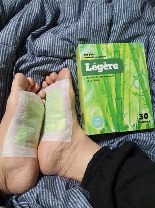 [레제르] 아로마 수액패치 발패치 30매입 -라벤더향/유칼립투스향/대나무향 — 5점을 준 리뷰어가 2022년 2월 올린 사용 사진