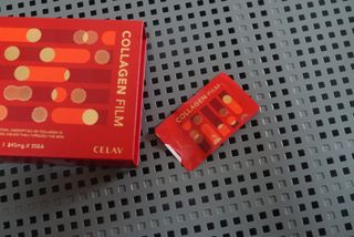프리마인 귀족의 콜라겐, 92배 흡수율. 럭셔리 프리미엄 셀라브 콜라겐필름 30매 — 5점을 준 리뷰어가 2021년 11월 올린 사용 사진