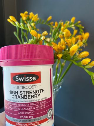 Swisse 스위스 고함량 크랜베리 25000mg 90정 — 4.5점을 준 리뷰어가 2021년 3월 올린 사용 사진