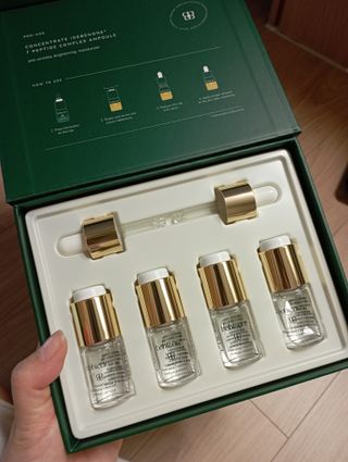 [보히케어] 컨센트레이트 이데베논 7 펩타이드 콤플렉스 앰플 — 3점을 준 리뷰어가 2023년 10월 올린 사용 사진