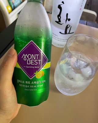 몽베스트 Montbest with Sparkling water Lemon OR Lime 20병(랜덤) — 5점을 준 리뷰어가 2022년 9월 올린 사용 사진