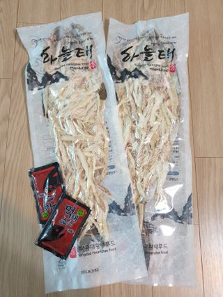 [오늘바스켓] 용대리 손질하늘태 130g — 5점을 준 리뷰어가 2021년 6월 올린 사용 사진